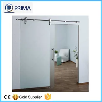 Stainless Steel Top Track Frosted Glass Sliding Barn Door Buy Frosted Glass Sliding Barn Door Glass Sliding Barn Door Sliding Barn Door Product On