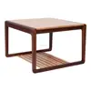 Good Quality Bamboo Coffee Table with Low Storage Shelf