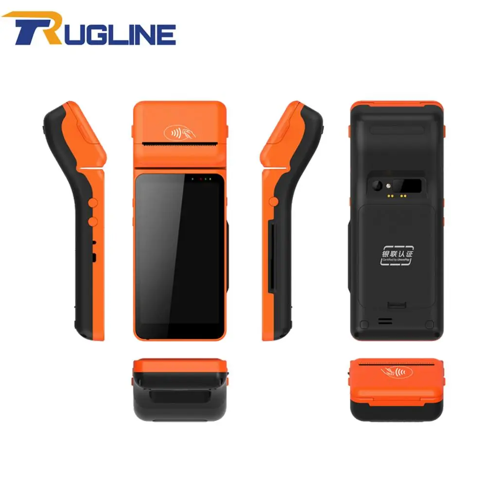 

Handheld mobile card swipe machine offline pos with ticket printer