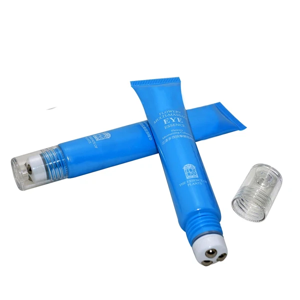 Plastic Cosmetic Packaging Tube Roller Ball Applicator For Eyecream