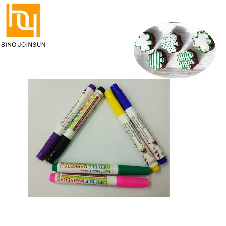 Cake Marker Fashion Edible Ink Pen Edible Food Coloring Pens For