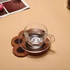 pressed cup felt coaster for home use or coffee shop made in China