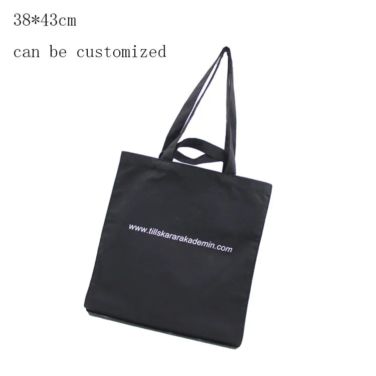 Personalised Plain Black Canvas Tote Shopping Bags Buy Black Canvas Tote Bag,Plain Tote Bags