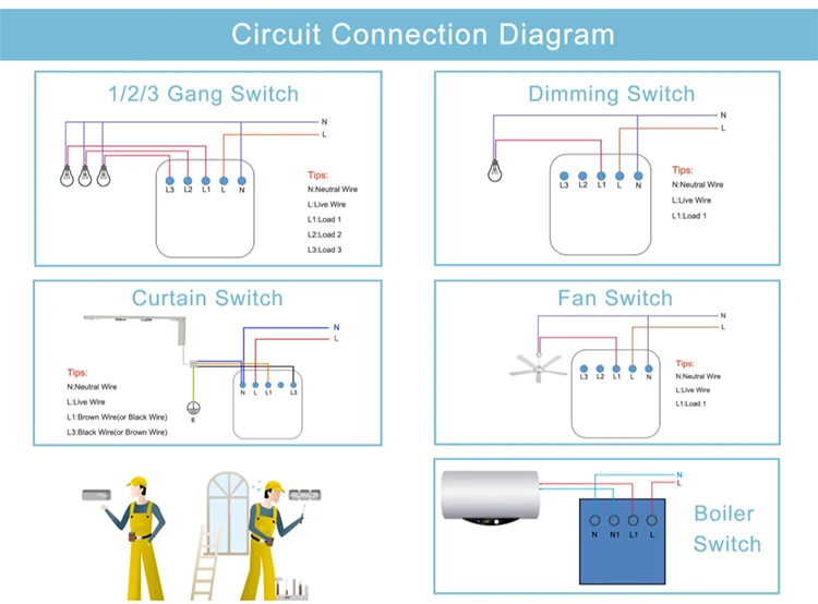 Схема подключения smart switch