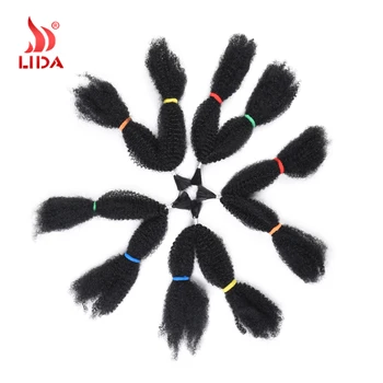 Lida Afro Kinky Twist Synthetic Hair Extensions Crochet Braided
