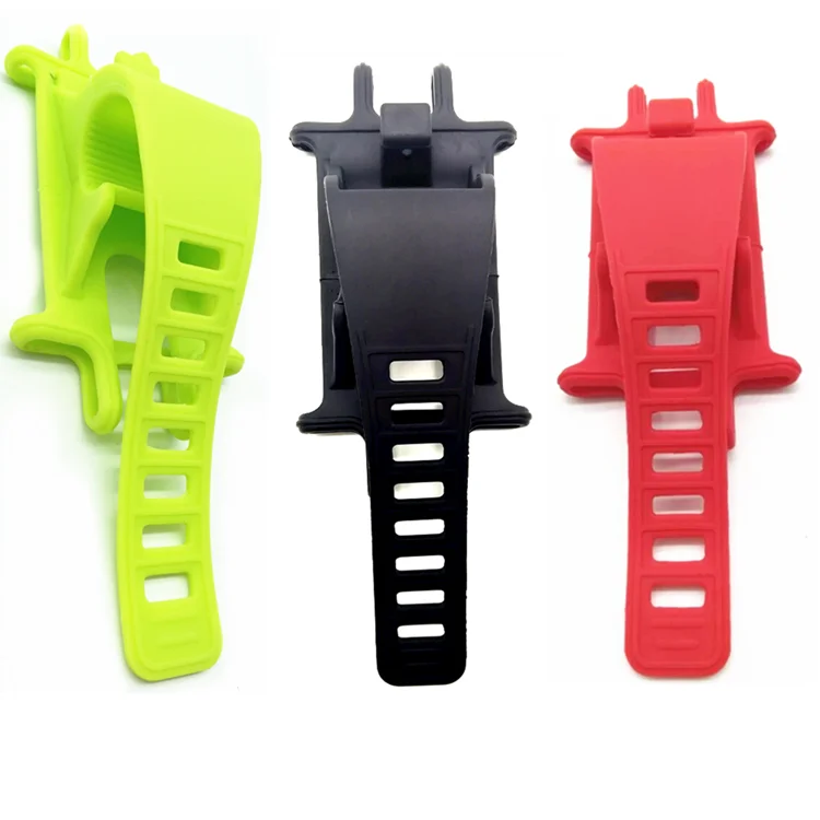 Universal Bicycle Phone Holder Adjustable Silicone Handlebar Rack  4.5-6.0