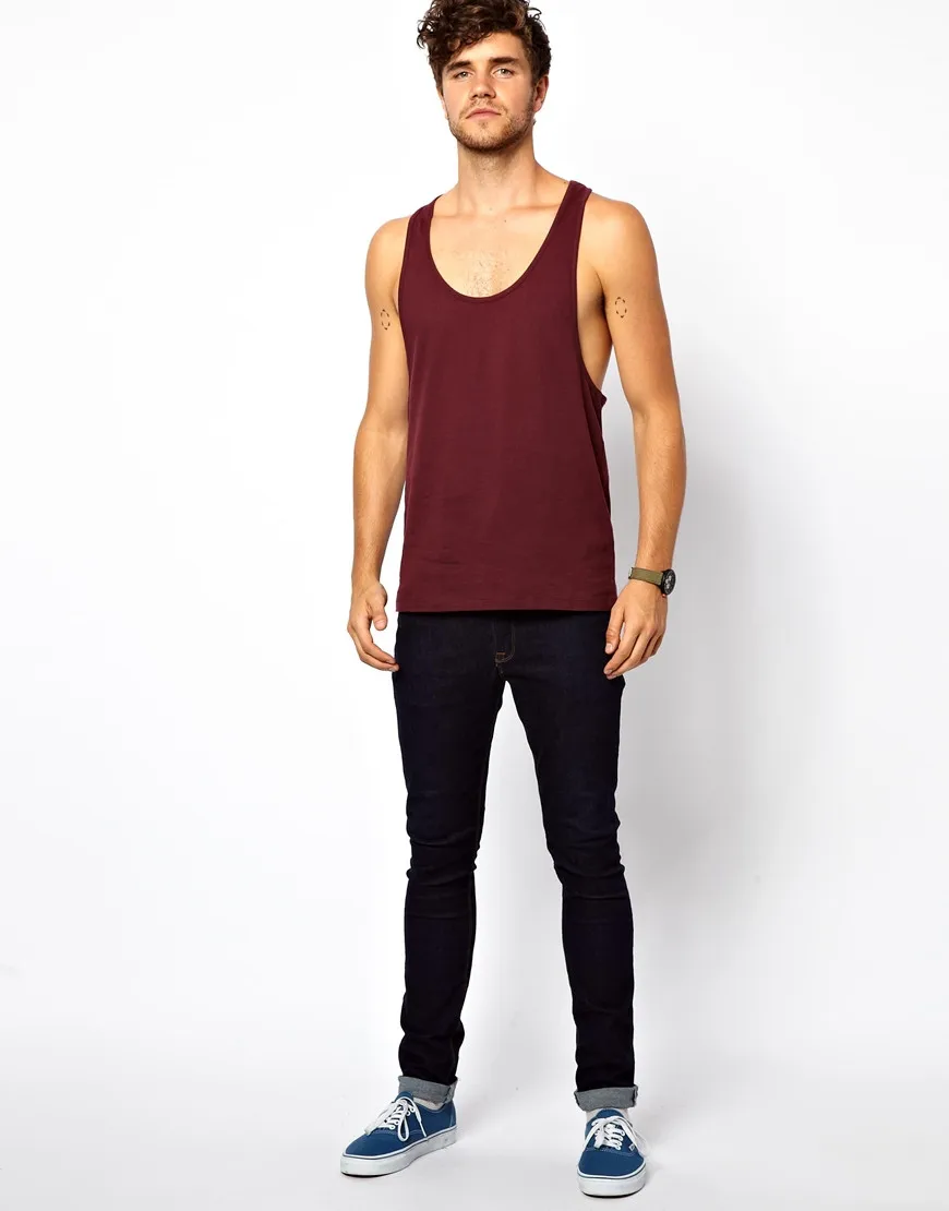 Blank Drop Armhole Tank Top Racer Back Buy Drop Armhole Tank Top