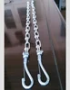 double loop chain, dog chain knotted chain, single jack chain