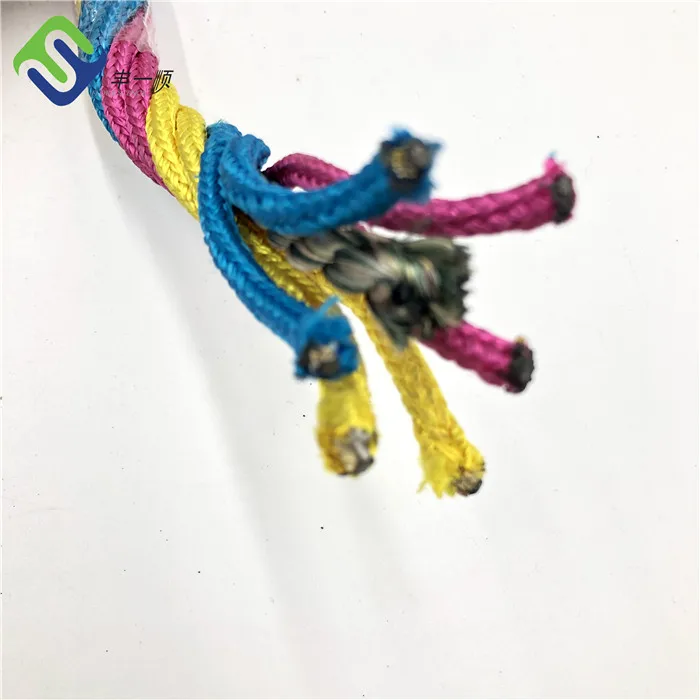 

Kids Playground Equipment Rope Park 6 Strand Combination 16mm Rope, Customized