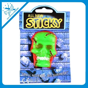 commercial halloween decorations colorful skull head tpr toy sticky squishy toy - Commercial Halloween Decorations commercial halloween decorations colorful skull head tpr toy sticky squishy toy - Commercial Halloween Decorations
