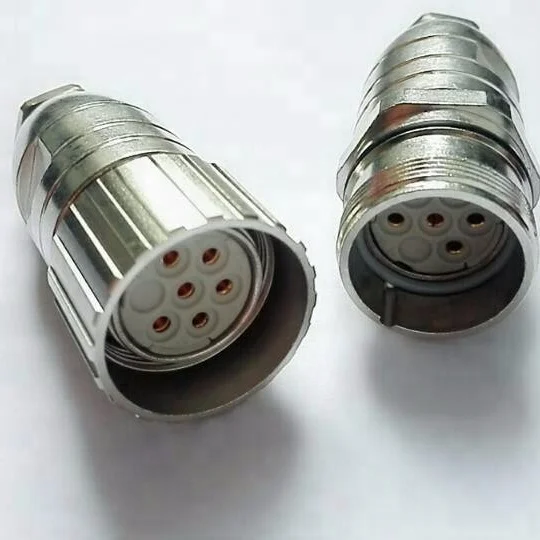 8 Pin Power And Signal Connector Ip68 M23 6 Pin Circular Connector