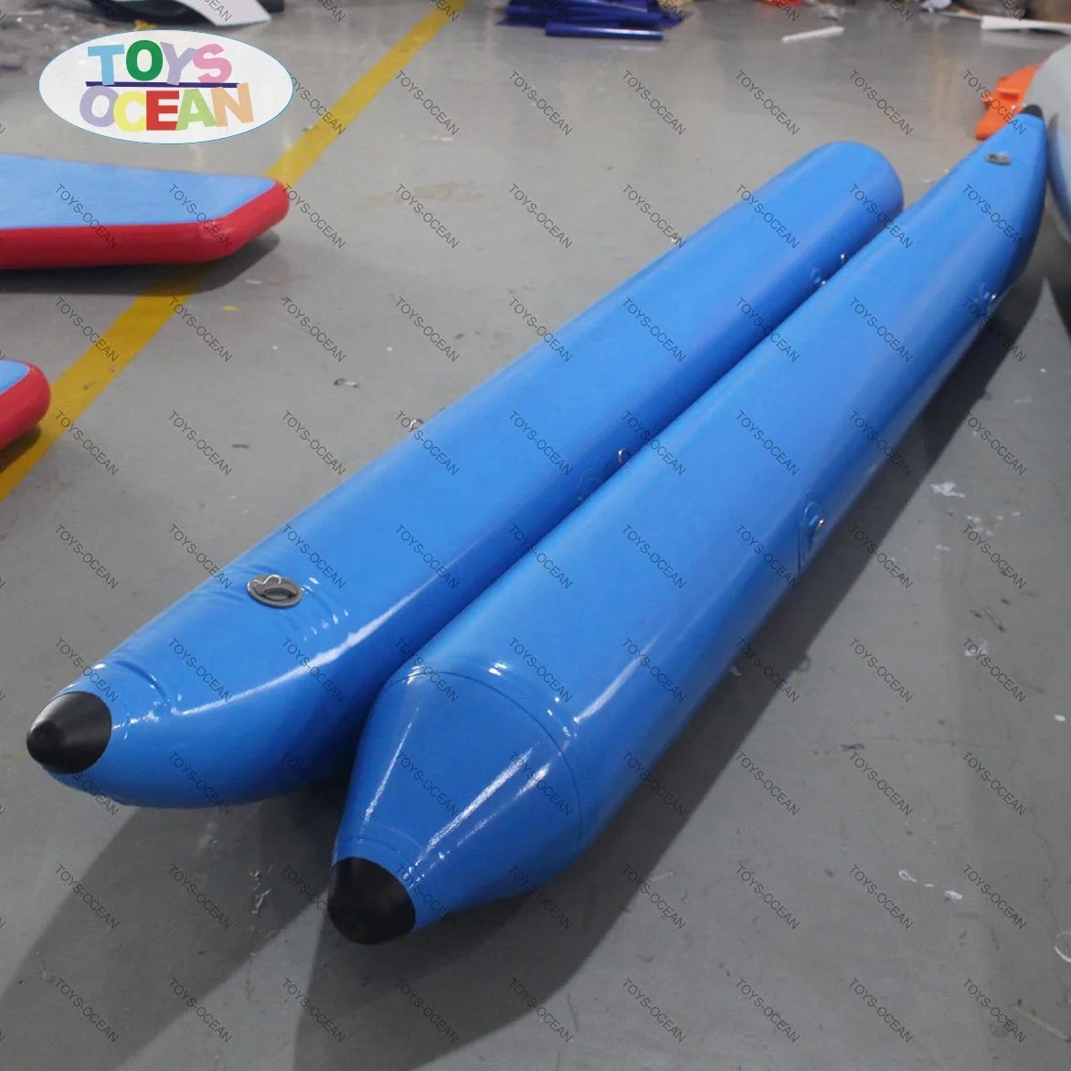 Customized Size Inflatable Banana Pontoons Tube 10 Ft Pontoon Tubes ...