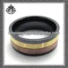 High end 316L stainless steel STJZ028 chromatic stripe rings