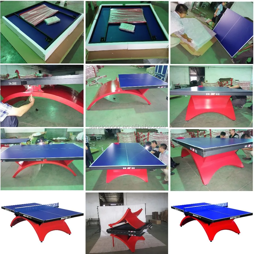 Famous Brand Big Rainbow Legs Table Tennis Table 25mm Indoor Ping Pong