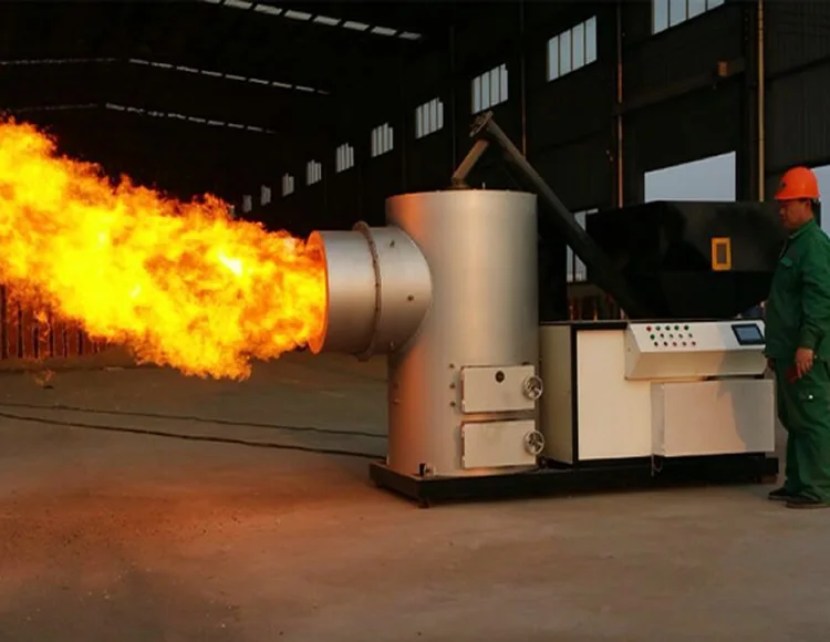 Small biomass burner