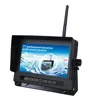 7 inch TFT LCD wide screen IP68 waterproof wireless monitor with 4 video input