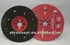 sanding mop wheel sanding of wooden and metal surface