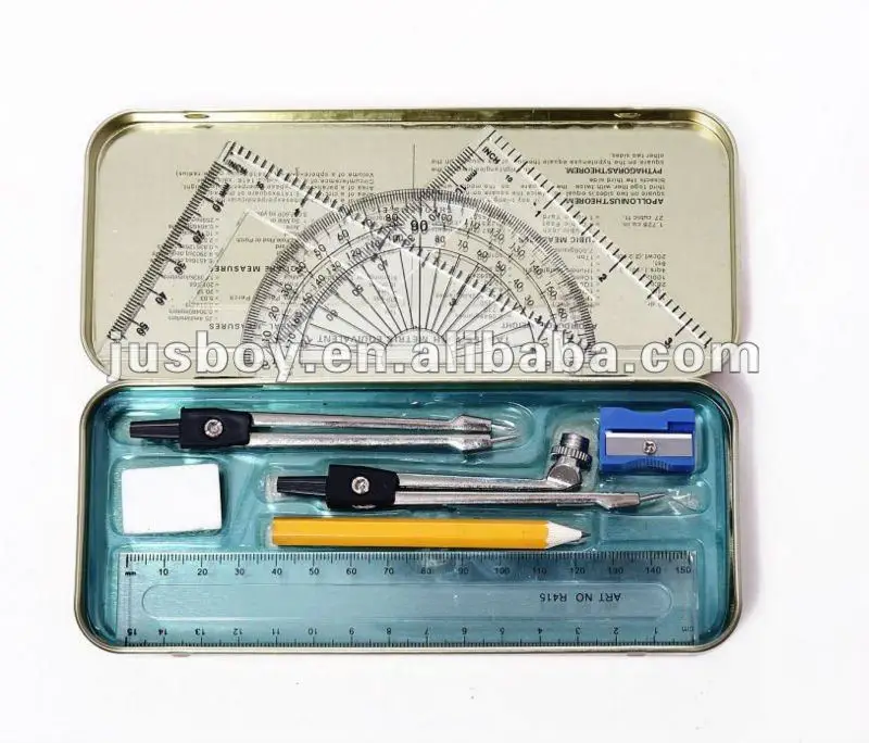 Math Set,Mathematical Set,Geometry Box Buy Mathematical Set,Tin Box Math Set,India Geometry