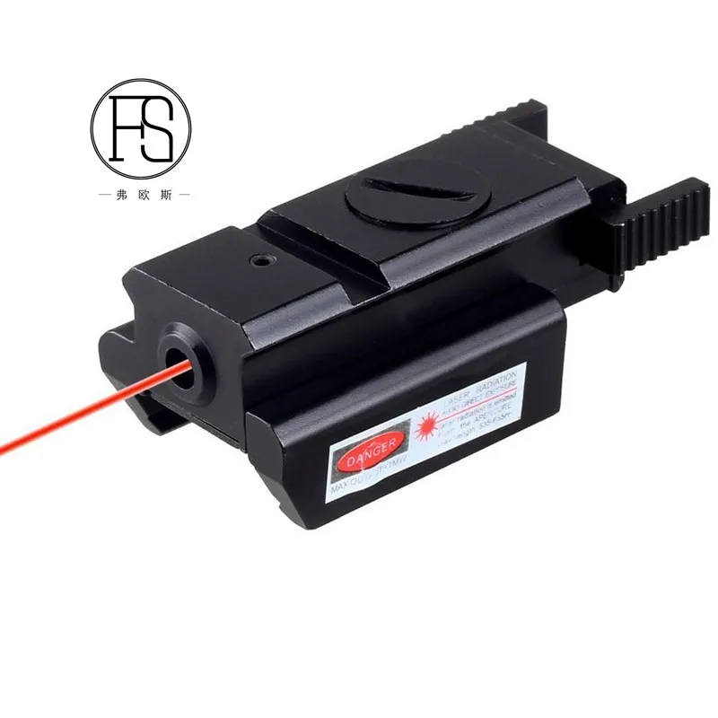 

Hunting Rifle Sight Airsoft Pistol Red Dot Laser RifleScope, Black