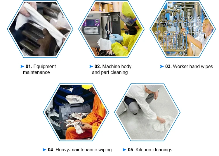 Spunlace Nonwoven SGS Test Optical Cleaning Paper