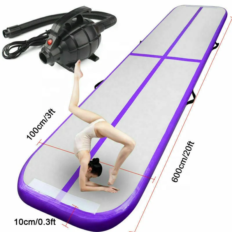 

2M 4M 5M 6M 8M 9M 10M 12M Dwf Gym Tumbling Mat Floor Tumble Prix Yoga Inflatable Air Track For Sale