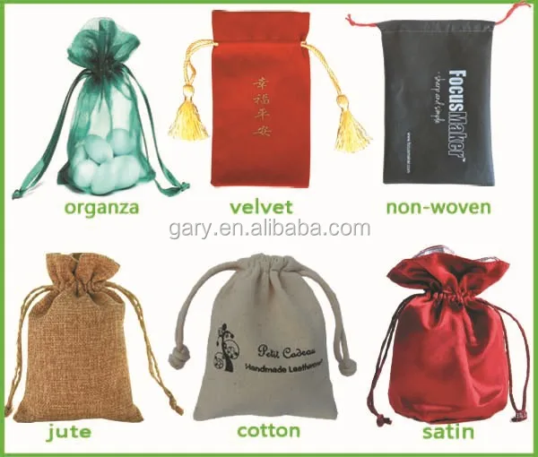 satin wine bags