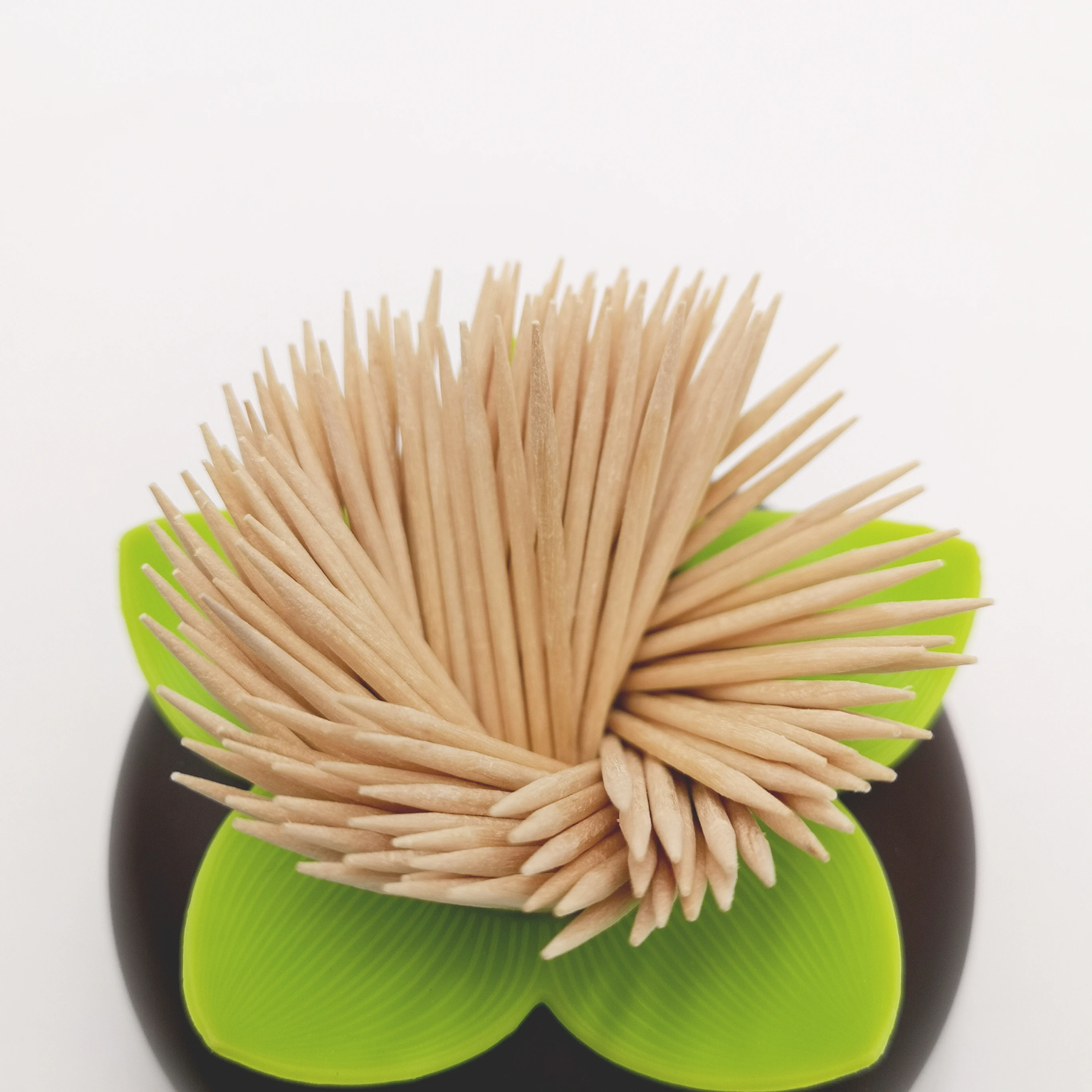 En gros Manunfacture 2.5 ''Pouces Logo Personnalis&eacute; Naturel Jetable &Eacute;cologique Cure-Dents