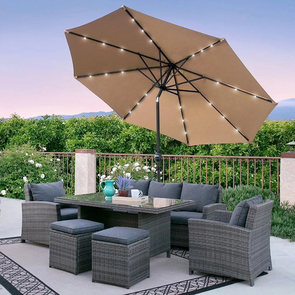 10ft Deluxe Inclinacion Patio Umbrella W Solar Luces Led Buy Patio Paraguas Con Luces Ajuste De Inclinacion Sombrillas Con Luces 10 Pies Ajuste De Inclinacion Patio Paraguas Con Luces Product On Alibaba Com