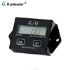 Runleader Digital Waterproof Inductive Hour Meter Tachometer For Any Gasoline Engine,Generator,Marine,Lawn Mower,Motorcycle