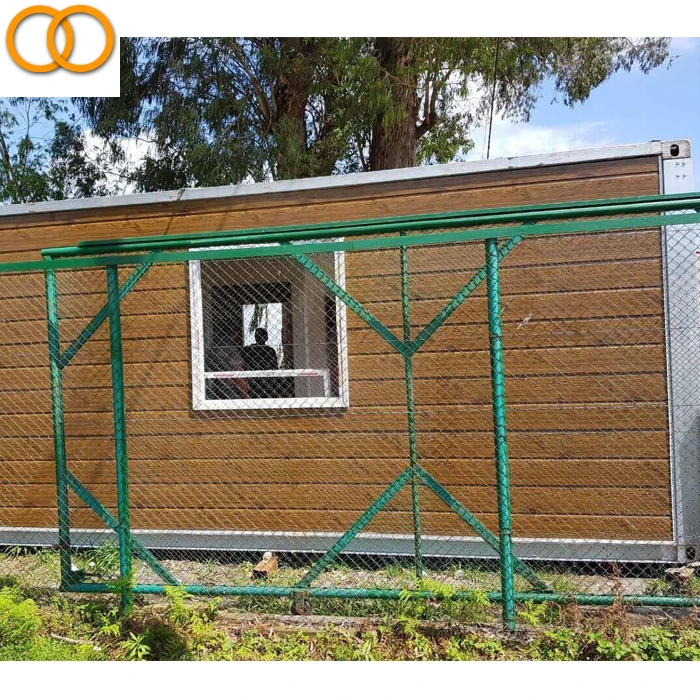 Modern Design Flat Back Wood Log Cabin Casas Prefabricadas Baratas