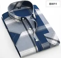 

European brand clothes custom cotton western plaid mends checks shirts designs