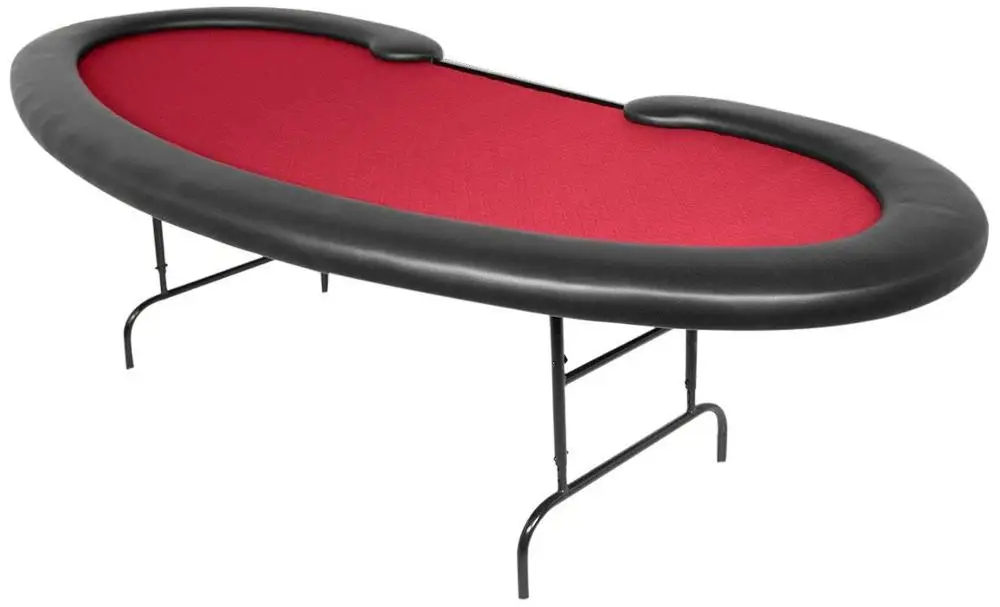 Folding Poker Table For 10 Players,100 X 48inch Oval Buy Poker Table