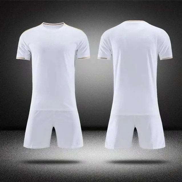 

2019 White Blank New Club In Stock Soccer Jersey, Custom