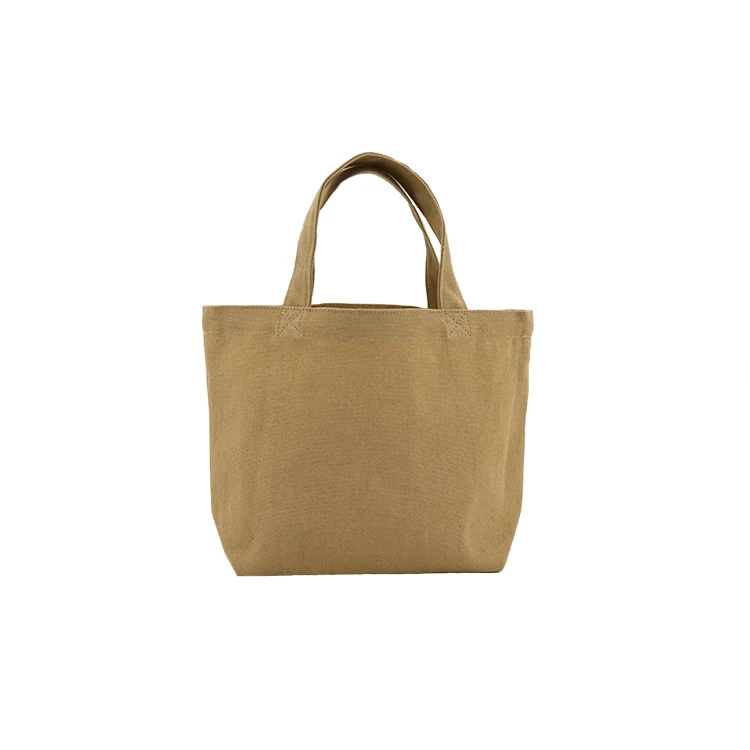 

2020 color canvas blank bag shopping cotton bag canvas tote bag, Brown, can be customized