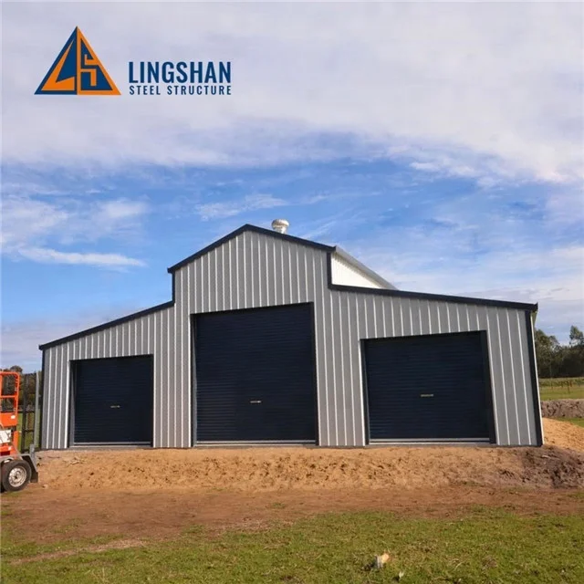 cheap high quality design prefabricated american light steel metal structure barn warehouse shed buildings kits prices