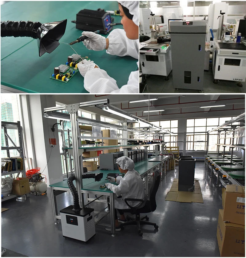 High quality KS-1001 digital display soldering smoke absorber, laser cutting fume extractor, air filter cleaning machine