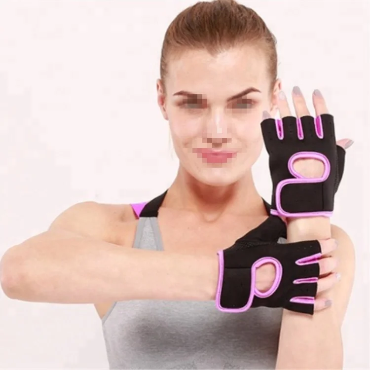 

Professional Sports Custom Comfortable Gym Workout Fitness Training Gloves, Blue/rose red/black/grey/purple