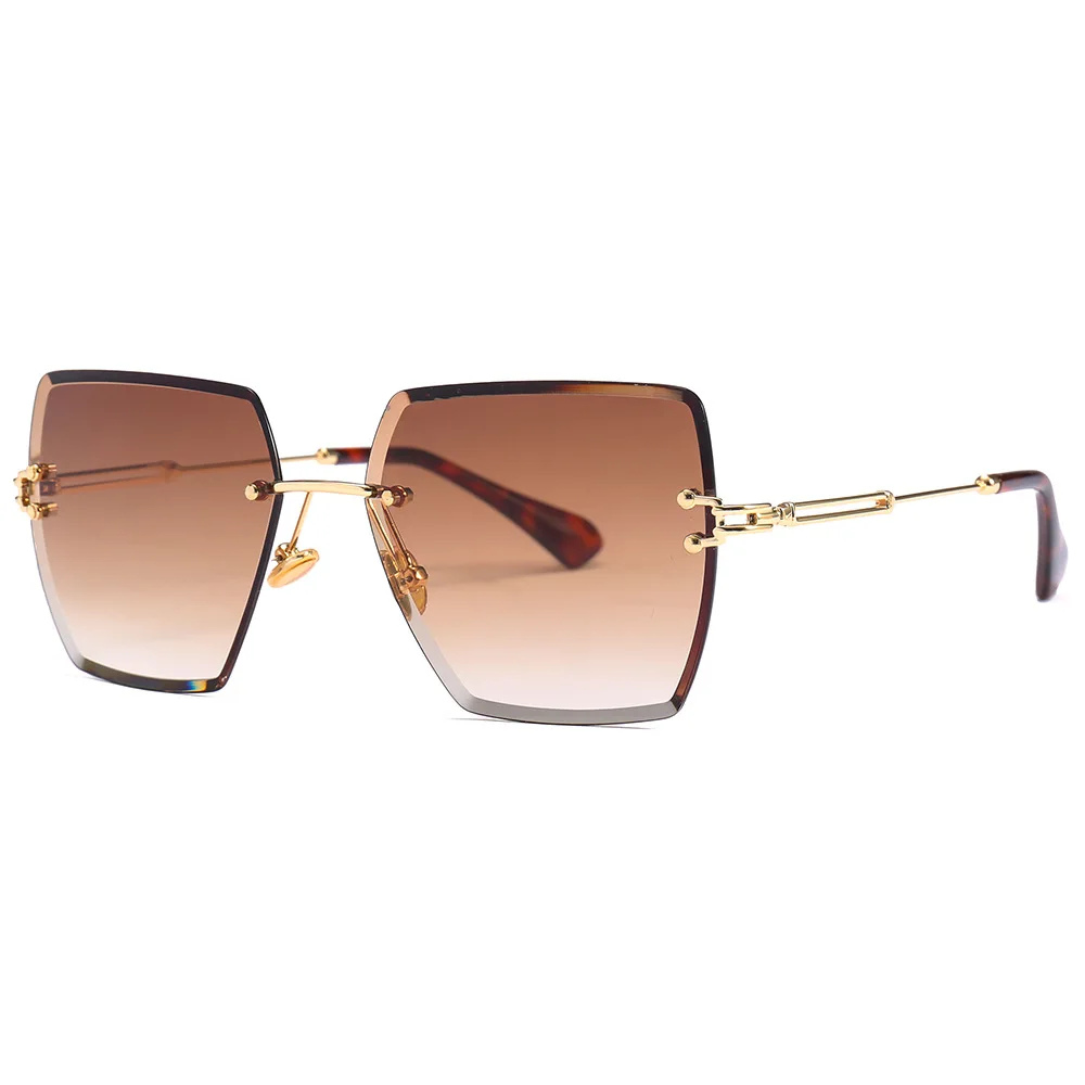 

64116 Superhot Eyewear 2018 Fashion Women Sun glasses Female Square Rimless Sunglasses