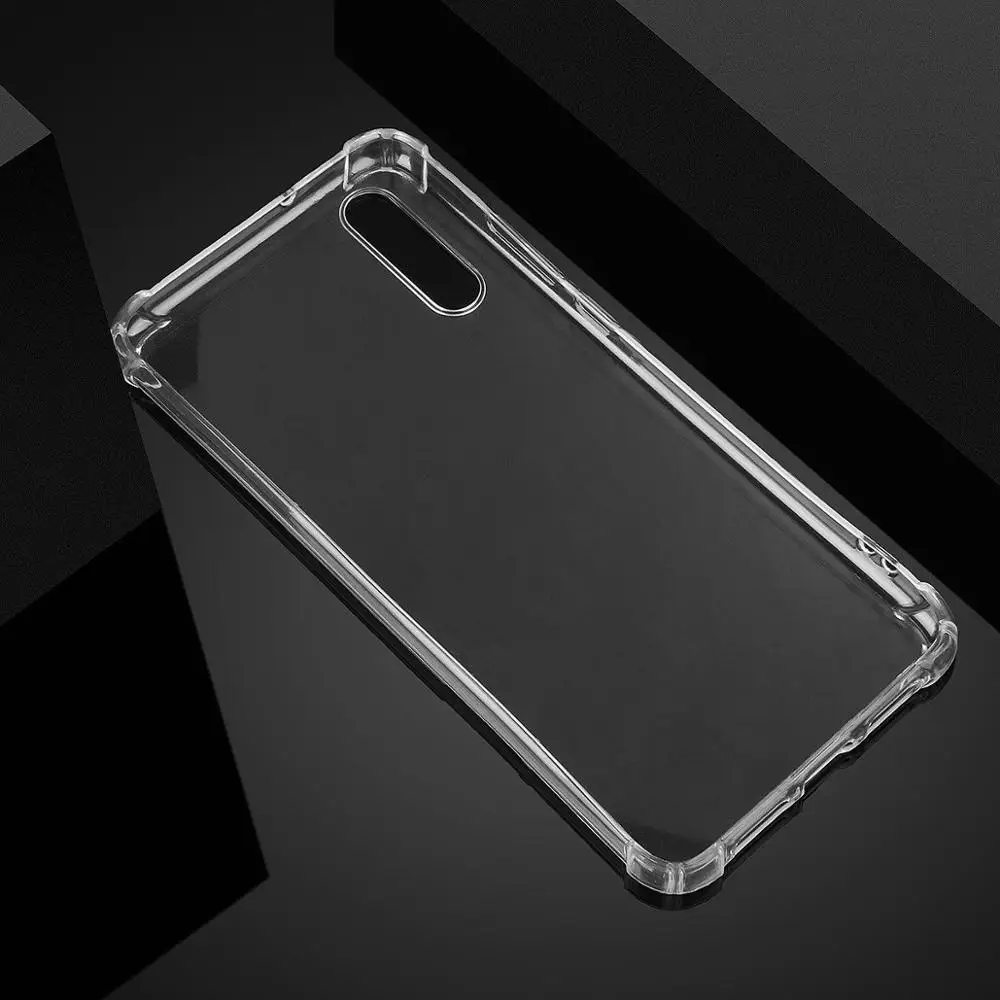 
360 degree Shockproof Soft Silicone TPU Clear transparent Cases Cover For Huawei P20 pro /lite 