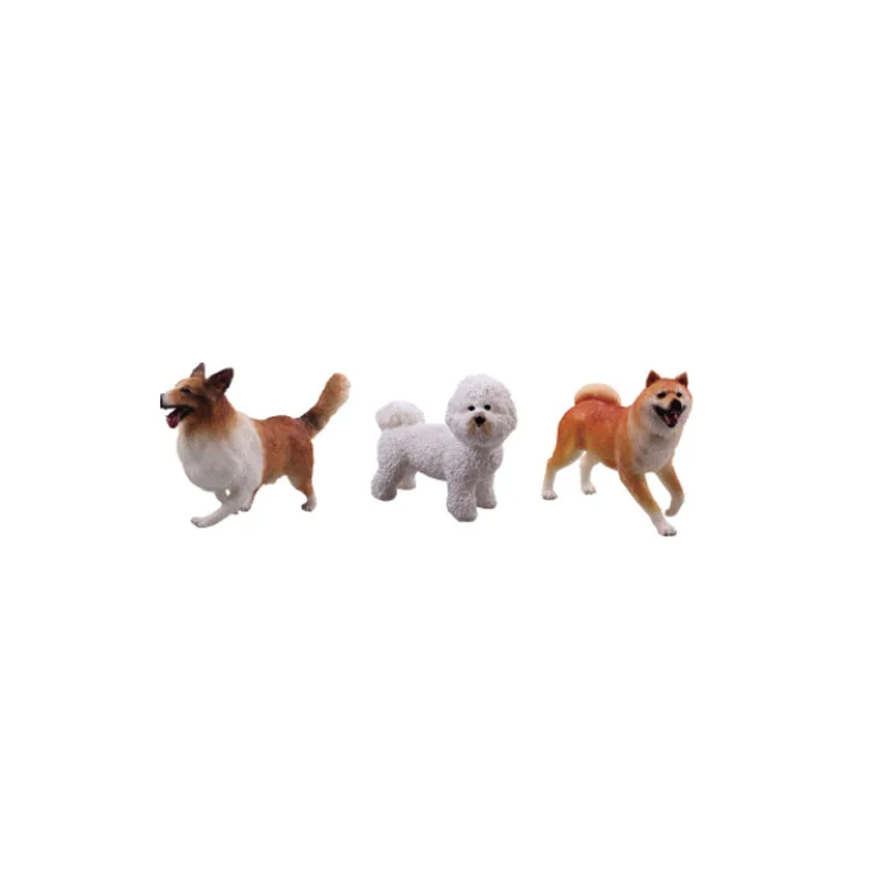 mini plastic dog figurines