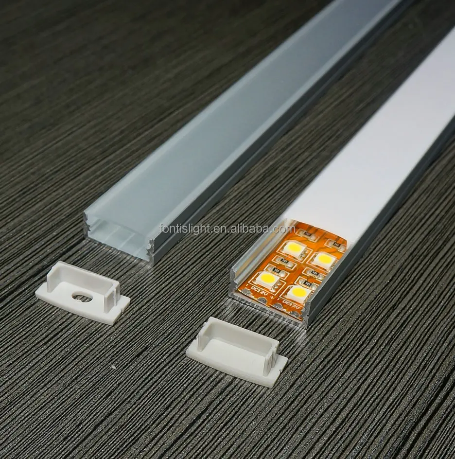 High quality best prices led strip aluminium casing profile recessed led aluminium channel