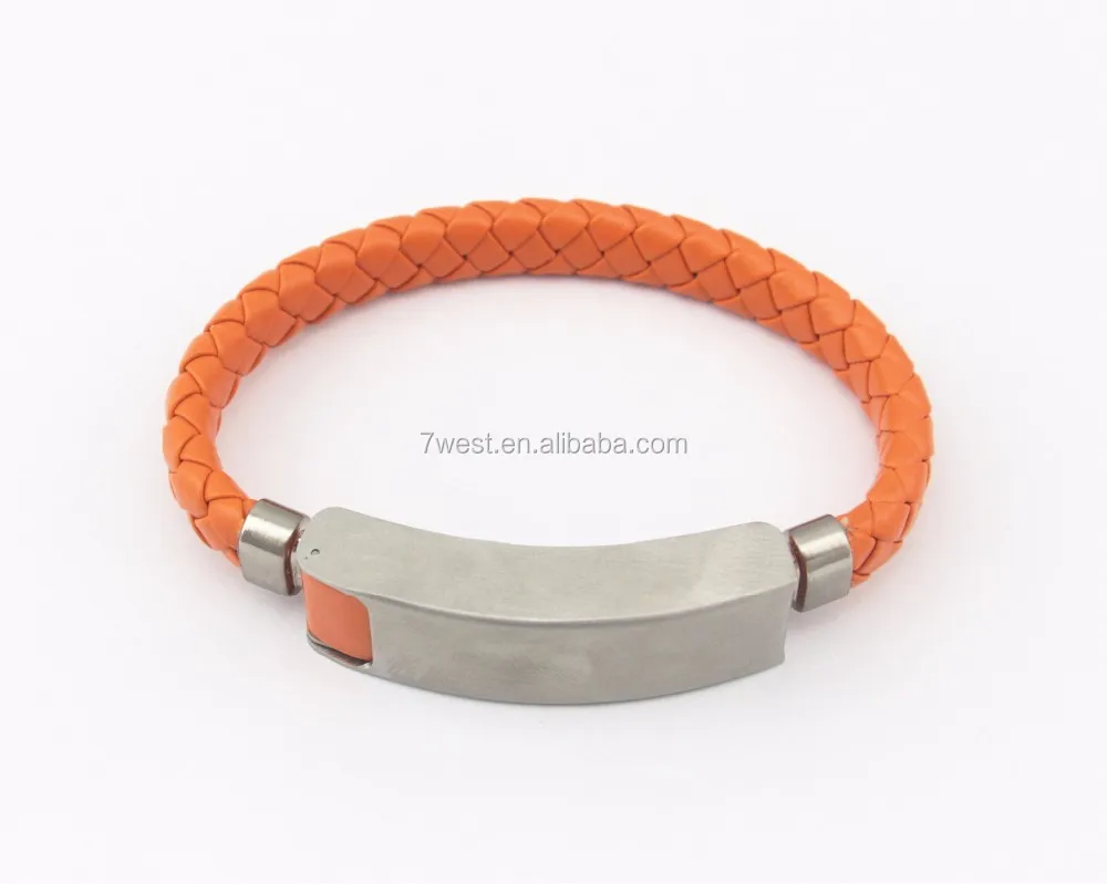 

Wearable bracelet usb cable charging data cable for smart phone, Black;white;orange