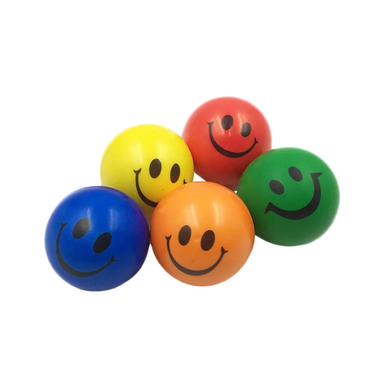 

Hight quality funny PU anti stress ball smile ball pet ball, Customized