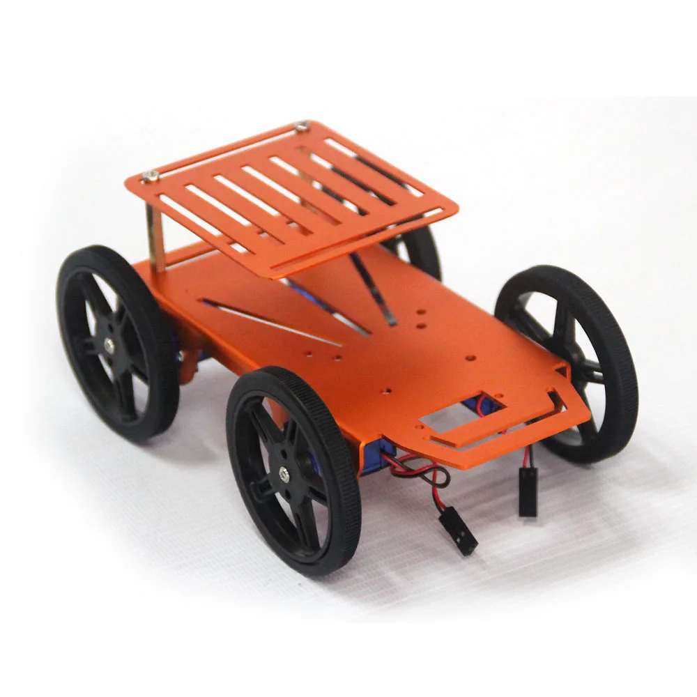 4WD Aluminum Mobile Robot Platform Educational Car Chassis Vehicle+Motor reducer 4WD Aluminum Mobile Robot Platform Educational Car Chassis Vehicle+Motor reducer