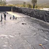 100% virgin HDPE geomembrane to be used in a storage pool for irrigation