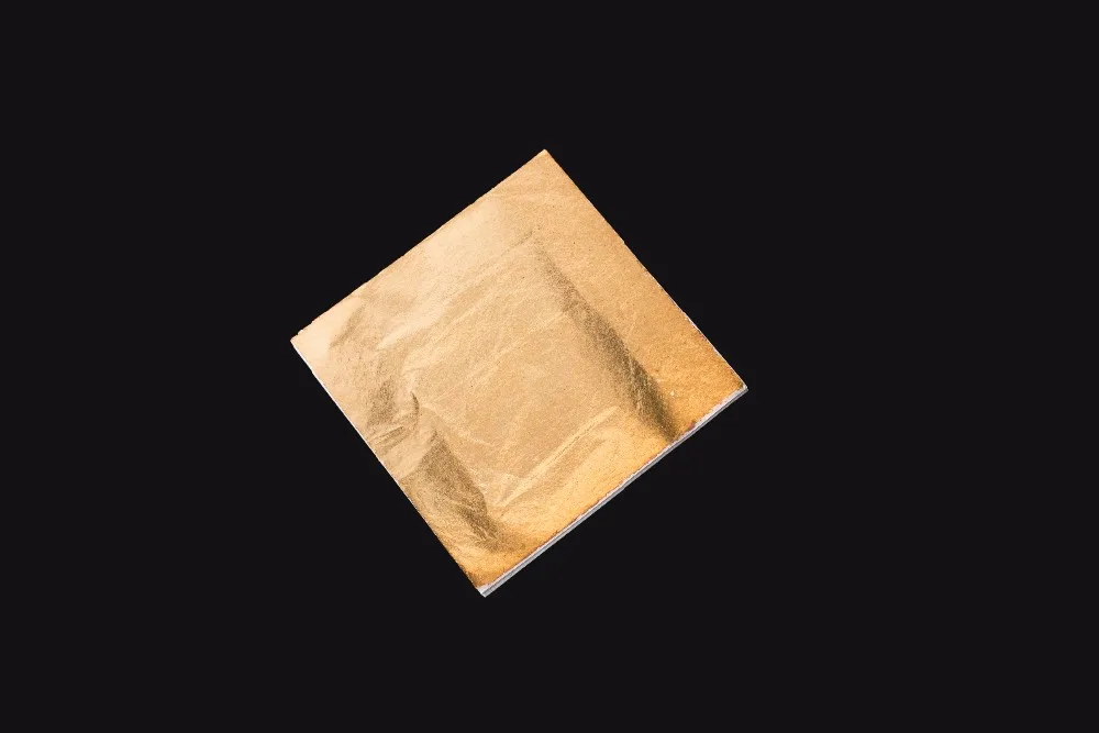 14*14cm Möbel Blattgold Antik Goldfolie Papier Nachahmung