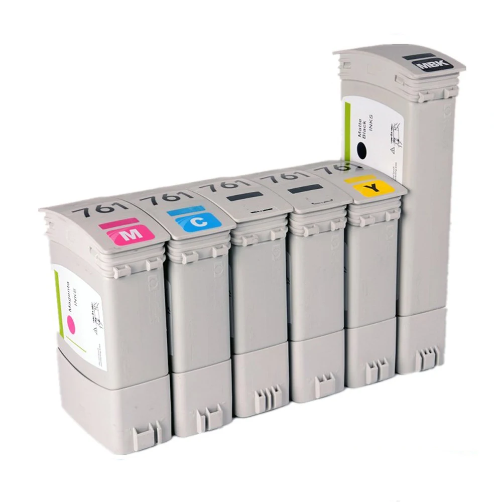 OCBESTJET for HP 761 775ML Recycle Compatible Cartridge With Chip for HP 761 for HP T7100 DesignJet T7100 T7200 Printer
