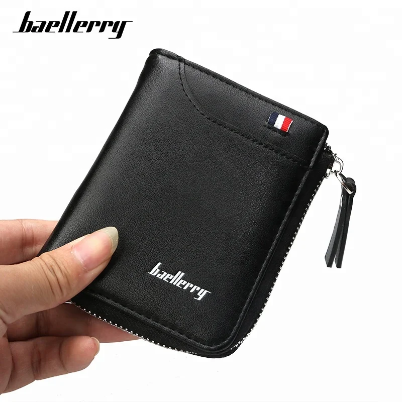 

Baellerry New Arrival Male Purse Short Man Wallet, Black,coffee,blue