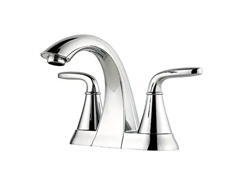 Price Pfister F-048-PD Pasadena Centerset Two Handle Bathroom Faucet, 4 Inch, Chrome Finish