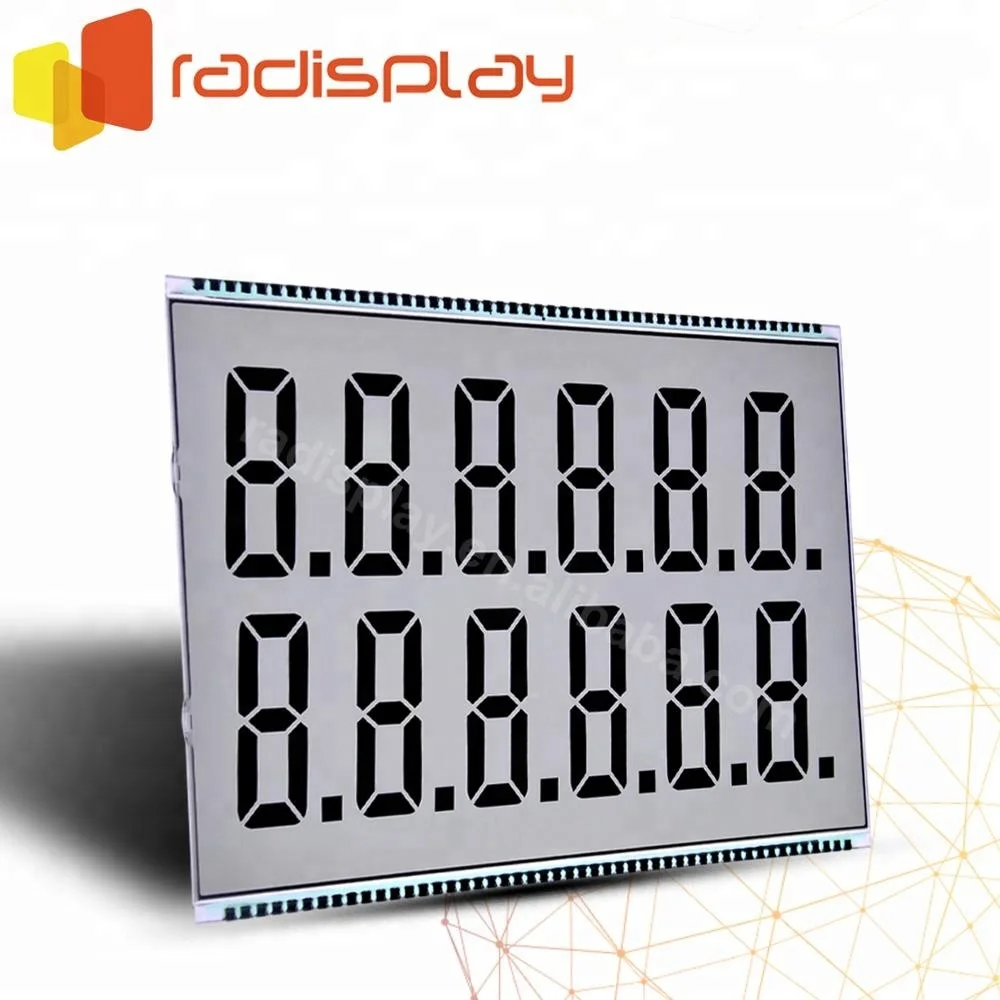 
6x2 TN 12 digits Display Board Fuel Dispenser Lcd 